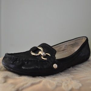 Black Anne Klein iFlex Horsebit Loafers Shoes